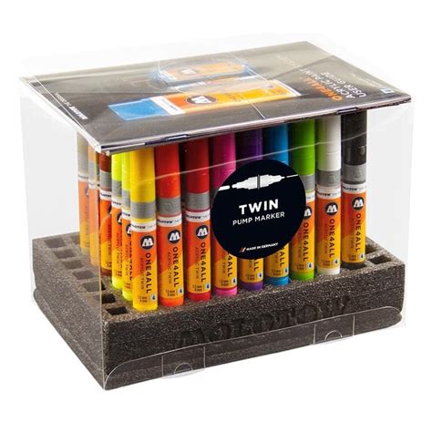 Molotow One4All Acrylic Twin Marker 224 Complete Set 50 Markers At