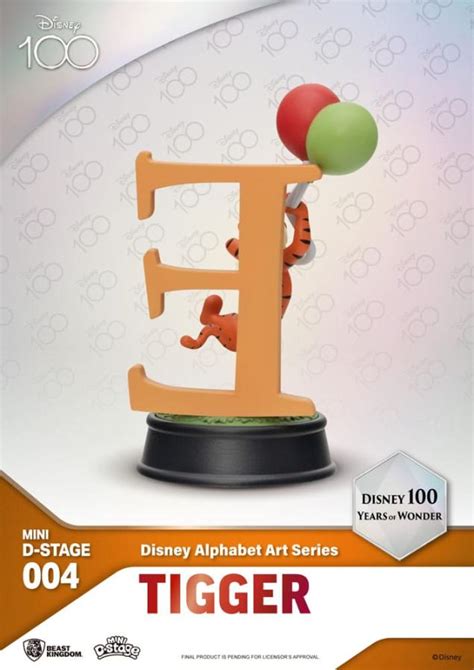 Disney Mini Diorama Stage Statues 6 Pack 100 Years Of Wonder Disney Alphabet Art 10 Cm