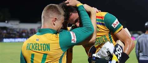 South Africa Secure Semi Final Berth With Nail Biting Win Over West