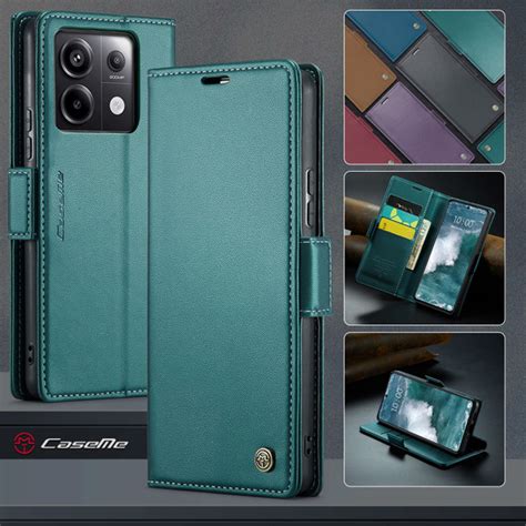 Caseme Кожаный чехол для Xiaomi Redmi Note 13 Pro 4G / Mi POCO M6 Pro ...