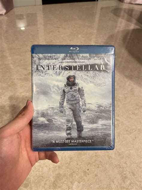 Interstellar Blu Ray Christopher Nolan Matthew Mcconaughey Hobbies