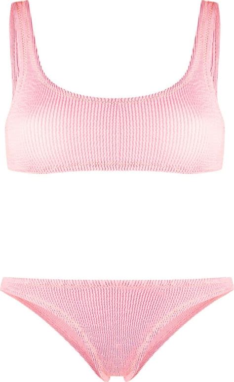 Reina Olga Ginny Ruched Bikini Set ShopStyle Two Piece Swimsuits