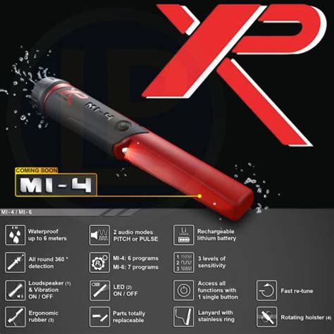 XP MI4 Pinpointer – LP Metal Detecting