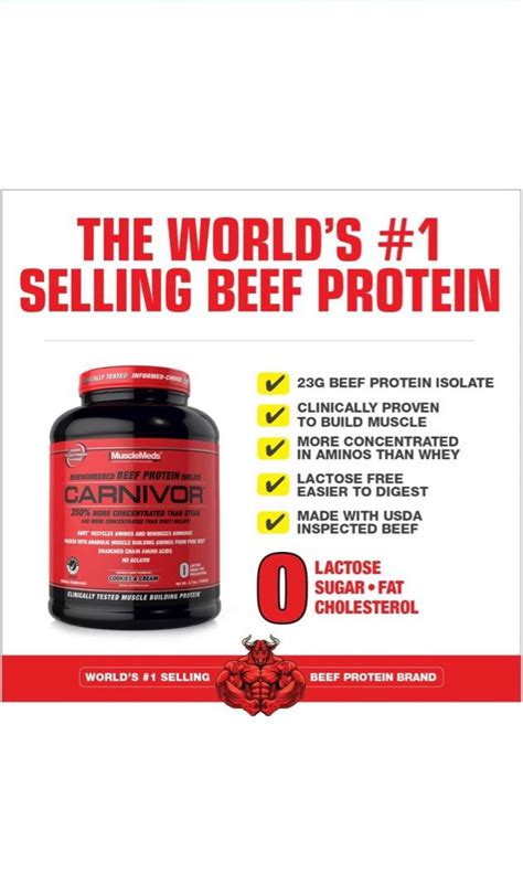 Musclemeds Carnivor Hydrolyzed Beef Protein Isolate Servings