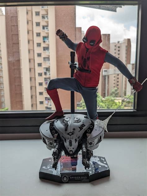 Hot Toys MMS Spider Man Far From Home Spider Man Homemade Suit Hobbies Toys Toys
