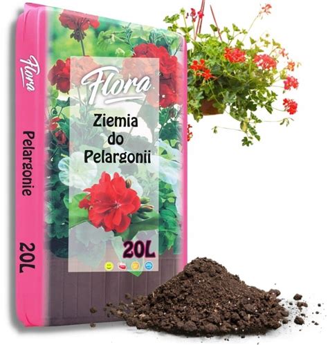 Ziemia Do Kwiat W Pelargonii Surfinii Pod O E L