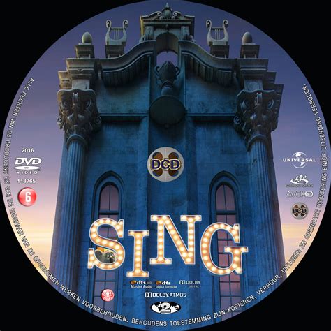 Sing 2016 Dvd Cover Cd Dvd Covers Cover Century Over 1000000