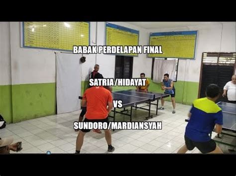 SUNDORO MARDIANSYAH VS SATRIA FARIS BABAK PERDELAPAN FINAL TURNAMEN PTM