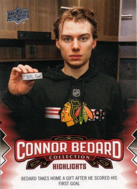 2023 24 Upper Deck Connor Bedard Collection 21 Connor Bedard