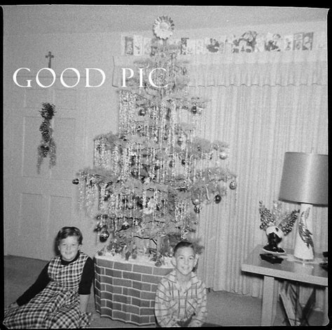 Jk G Vintage Amateur Photo Negative Christmas Tree Girl Boy Ebay