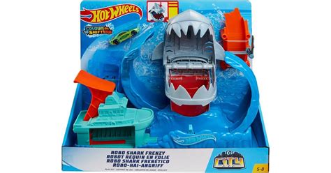 Hot Wheels City Color Shifter Shark Jump Play Set Compare Prices Klarna US