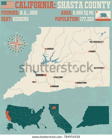 39 Shasta County Map Images Stock Photos And Vectors Shutterstock