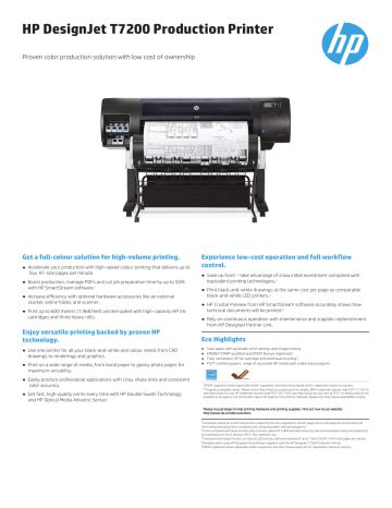 Hp Designjet T Production Printer Manualzz