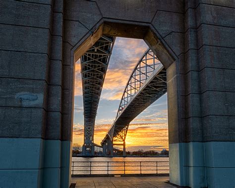 Michigan Nut Photography | Michigan Bridges | Under the Blue Water ...