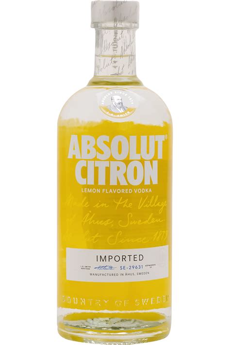 Buy Absolut Citron Lemon Flavored Vodka Available In 200ml 750ml