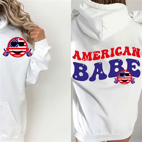 American Babe SVG PNG Fourth Of July SVG American Happy Fa Inspire Uplift