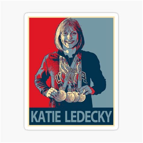 Katie Ledecky Sticker For Sale By Karagrey Redbubble