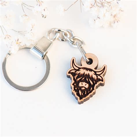 Highland Cow Pom Keyring Atelier Yuwa Ciao Jp