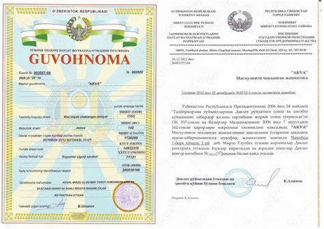 Сертификаты