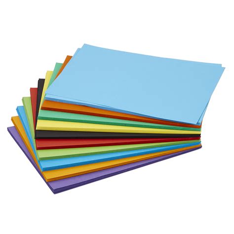 Hc1672678 Assorted Bright Coloured Card 230 Micron A4 Pack Of