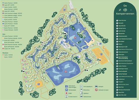 Center Parcs De Kempervennen Plattegrond Map Vakantieparken Tips