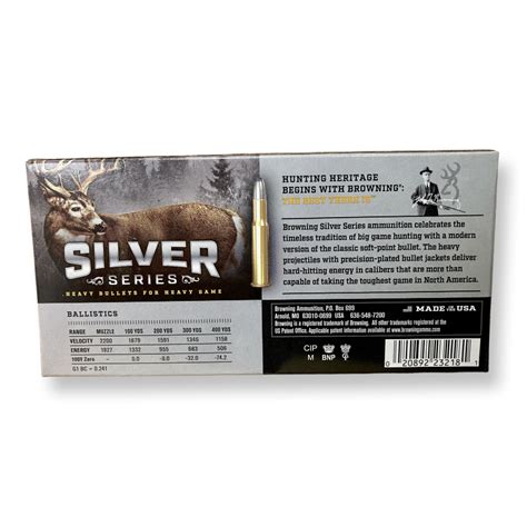 Browning Silver Series Win Grain Plated Soft Point Fps