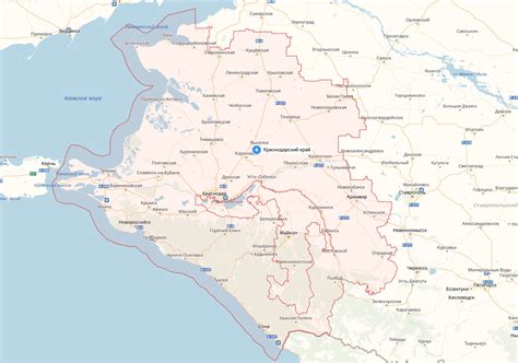Карта Краснодарского Края Фото – Telegraph