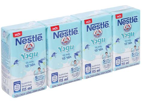 4 hộp sữa chua yến Nestlé 115ml giá tốt tại Bách hoá XANH