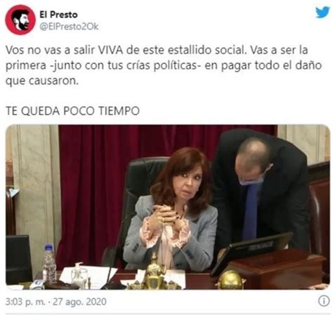 Atentado A Cristina Kirchner Lograron Acceder Al Contenido Del Celular De Fernando Sabag