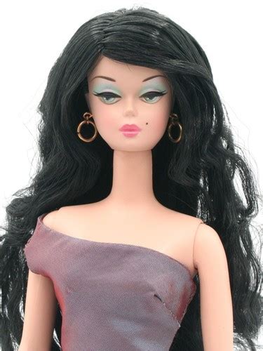 Barbie Silkstone Lingerie Fashion Model 3 Doll In Handmade Dress No