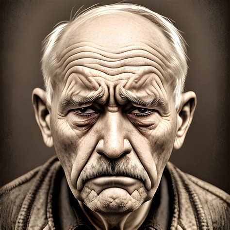 Old Man Portrait Face