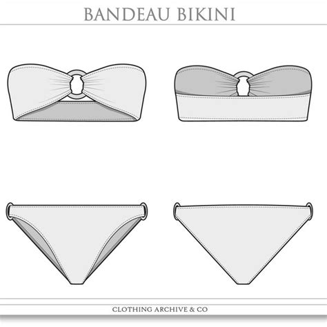 Bandeau Bikini Etsy