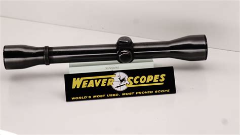 Vintage Gun Scopes — Weaver K4 60 1 C1955 Crosshair