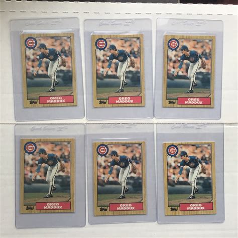 Topps Traded T Greg Maddux Rookie Card Lot Of Cards Ebay