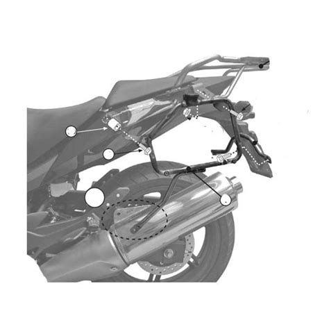 Support valises latérales moto Givi Monokey Honda Cbf 1000 Cbf 1000 St