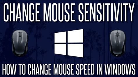 How To Change Mouse Speedsensitivity In Windows 10 Youtube