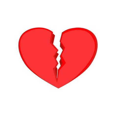 Split Heart In Half 35171940 Vector Art At Vecteezy