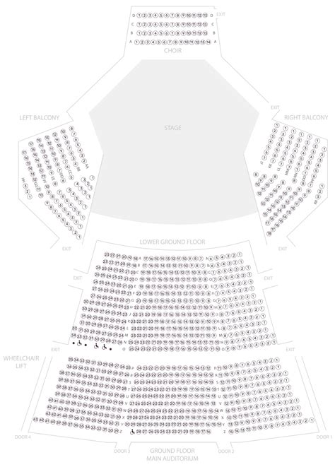 Seating plan - UNIVERSITY CONCERT HALL, LIMERICK