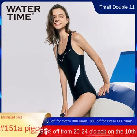 Watertime Swimsuit Women S One Piece New Hot Spring Slimming Racing Professional Swimming