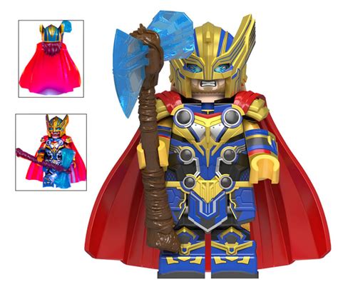 Минифигурка Тор / Thor совместима с конструкторами лего (4.5см, пакет ...