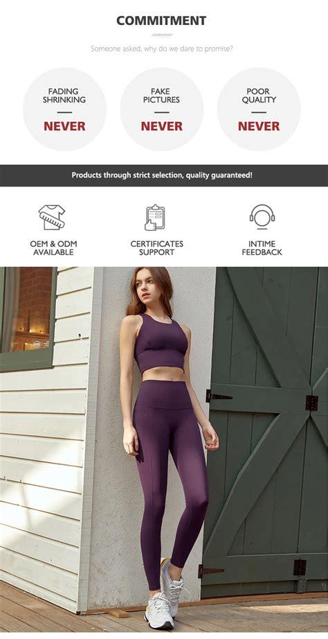 Try Sy Active Wear Spandex Nude Feeling Nake Running Tummy Control Leggings Interlock Peach