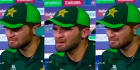 Watch Shaheen Afridi Crying Uncontrollably In Dugout After