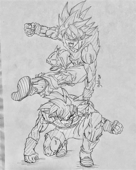 Goku Dragonball Dragonballsuper Bardock Dbs Mangaart Dbz