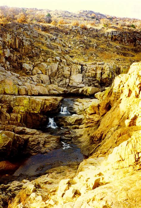 the smallest falls, the Wichita Mountains | actually have on… | Flickr