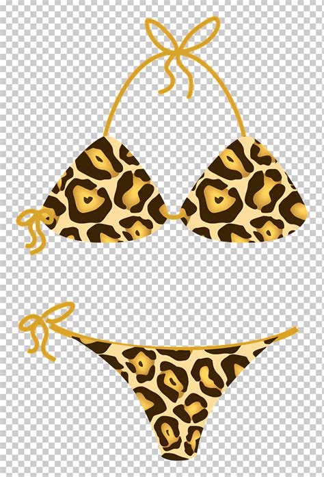 Swimsuit Leopard Print Bikini PNG Clipart Beach Fashion Leopard Print Leopard Print