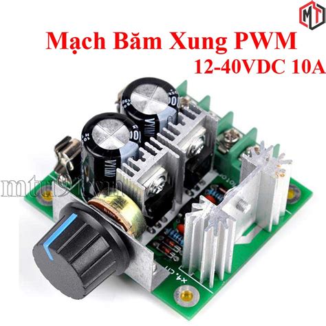 Mạch Điều Khiển Tốc Độ Động Cơ Dimmer 1200W 20A điện áp DC 12V 24V 48V