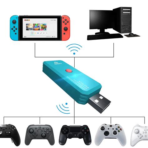 Coov N100 Plus For Xbox One Ps4 Wireless Bluetooth Adapter Gamepad