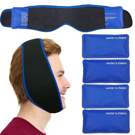 Face Ice Pack For Wisdom Teeth Jaw And Chin Hot Cold Gel Pack For Tmj Pain Relief Tooth