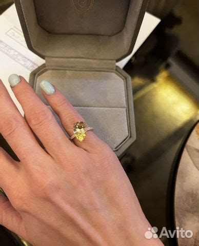 Золотое кольцо Nude jewelry с цитрином купить в Москве Личные вещи Авито