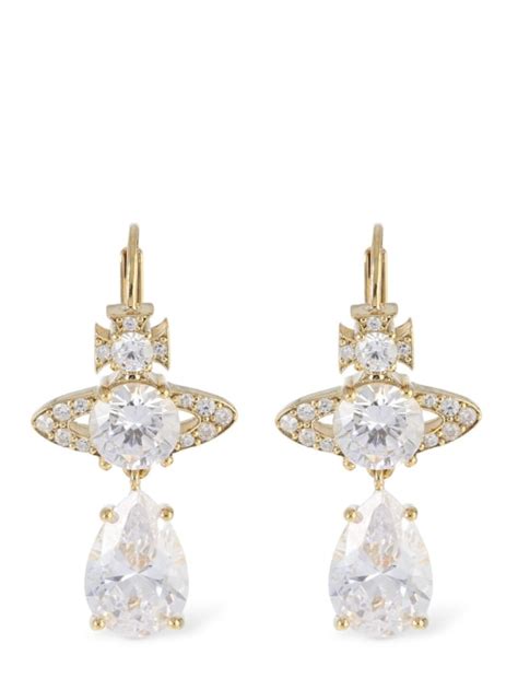 Ismene Drop Crystal Earrings Vivienne Westwood Women Luisaviaroma